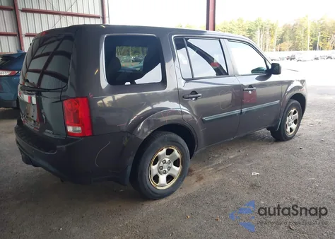 2012 Honda Pilot Lx from USA, damaged, VIN 5FNYF4H2XCB009826